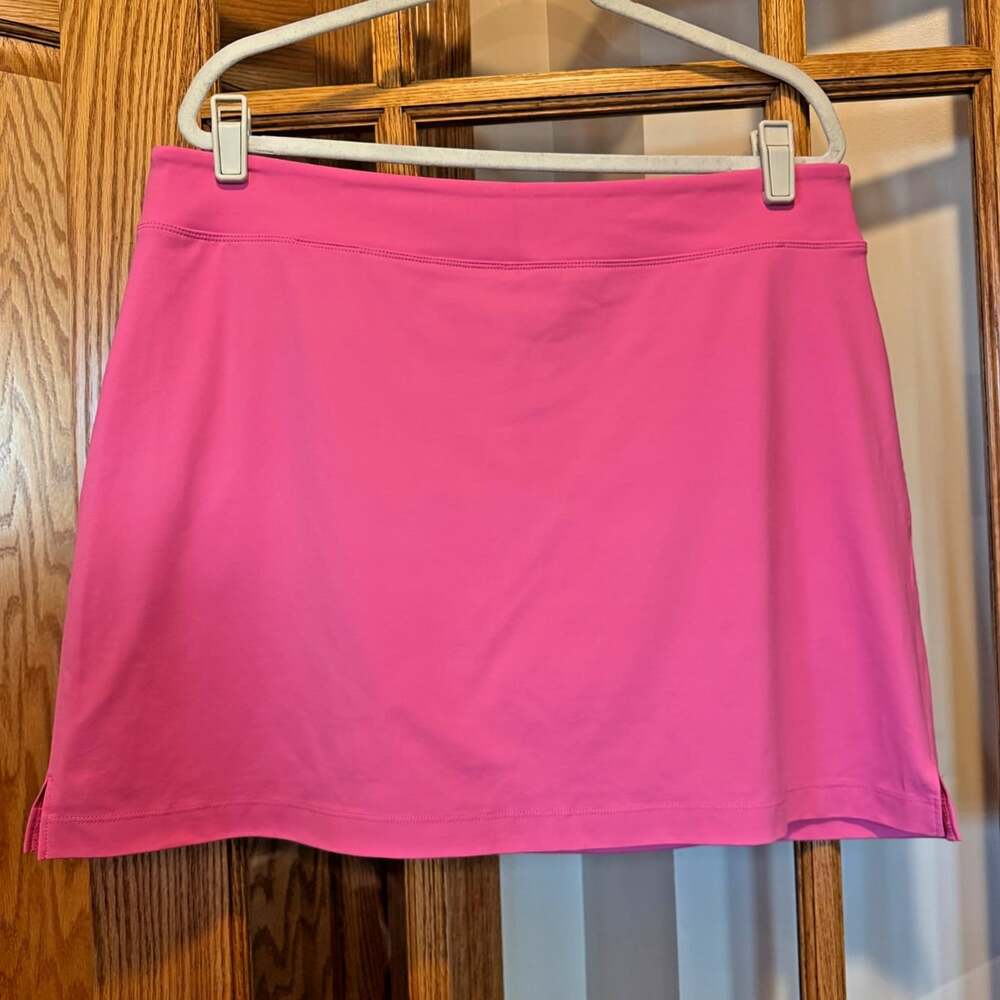EUC TOMMY BAHAMA SZ L AUBREY ISLAND ZONE SKORT SKIRT PINK ATHLEISURE WEAR LARGE - Picture 2 of 11